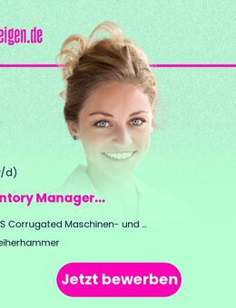 (Global) Inventory Manager (m/w/d) - Weiherhammer