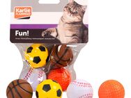 Karlie Katzenspielzeug Moosgummiball - 4 Stück