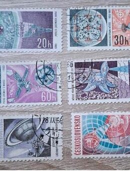 Briefmarken CSSR 1966 Raumfahrt Satz komplett gestempelt - Görlitz