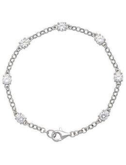 Firetti Armband Schmuck Geschenk Silber 925 Armschmuck Armkette Erbskette, mit Zirkonia (synth)
