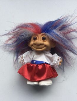 Troll Vintage Sammler Figur 1990er Jahre American Girl - Fulda