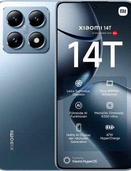 Xiaomi Xiaomi 14T 256GB Smartphone (16,94 cm/6,67 Zoll, 256 GB Speicherplatz, 50 MP Kamera)