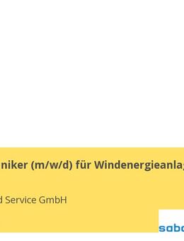 Servicetechniker (m/w/d) für Windenergieanlagen - Freiberg