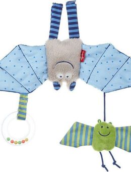 Sigikid Kinderwagenanhänger Ontour, Fledermaus, blau