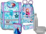 McNeill Schulranzen Perfecto, Disney, Frozen (Set, 5-tlg), inkl. Federmäppchen, Turnbeutel, Schlamperrolle & Motivmagnet