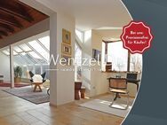 Spektakuläre Dachgeschosswohnung mit Charme und viel Fläche - Mit Garten und Galerie-Wohnzimmer - Schönwalde (Bungsberg)