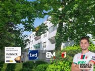 2-Zimmer-Wohnung mit Westloggia, ruhige Lage, beste Verkehrsanbindung, Uni-Nähe, WG-geeignet - Augsburg