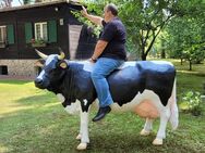Kuh, "Kathi von der Alm", schwarz weiss, 220cm, HAEIGEMO I Belastbar zum aufsitzen bis 100kg Artikelnummer: 2208 - Heidesee