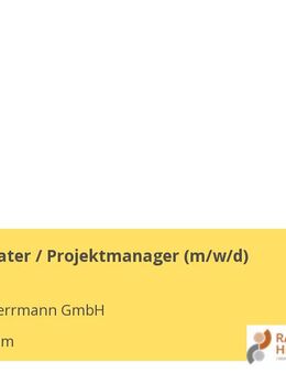 Kundenberater / Projektmanager (m/w/d) - Weinsheim (Landkreis Bad Kreuznach)