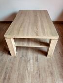 Sehr gepflegter, gebrauchter Wohnzimmer- / Couchtisch in Sonoma Eiche hell, B/T/H, 110 x 70 x 45 cm, mit praktischer Ablage unter Tischplatte, gekauft 2013, stammt aus Nichtraucher-Haushalt, eventuell Lieferung gegen Aufpreis möglich, 35 € in 91364