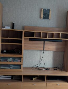 Wohnwand Anbauwand Schrankwand 5-teilig Buche Fronten Massiv von Kerkhoff - Chemnitz