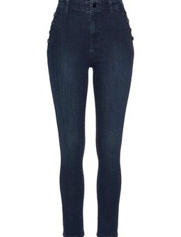 Vivance Jeggings mit Zierknöpfen, Stretch, Super Skinny, figurbetont, High-Waist