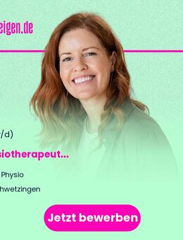 Physiotherapeut (m/w/d) - Schwetzingen