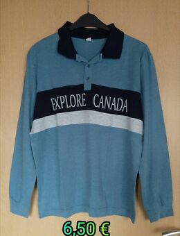Sweatshirt mit Kragen, Polohemd, Größe: 52/54 - Immenhausen