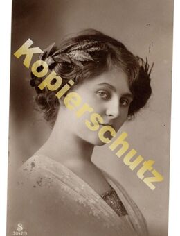 Alte Porträtkarte „Frau 3042“, gelaufen 1912 - Landsberg