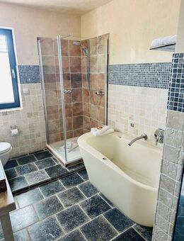 Möblierte 2-Zimmer-Wohnung, Dusche + Badewanne, großer Balkon in Oppenheim - Oppenheim