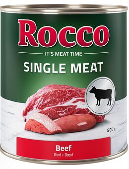Rocco Single Meat 6 x 400 g / 800 g 6 x 800 g: Rind