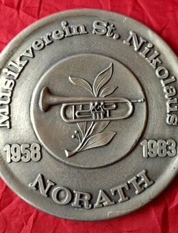 Musikverein St. Nikolaus Norath - Jubiläumsteller zum 25 jährigen Jubiläum 1958-1983 - Niederfischbach