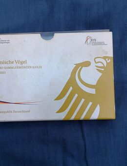 Acrylbox für 20,-€ Goldmünzen "Heimische Vögel" - Kolkwitz