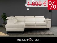 Ecksofa 199x270 cm Beige Schlaffunktion Bettkasten Kylie - Köln