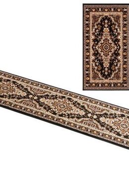 my home Bettumrandung Oriental, Made in Belgium, Höhe 7 mm, (1-tlg), Läufer-Set, Kurzflor, Orient-Optik, mit Bordüre, pflegeleicht, elegant