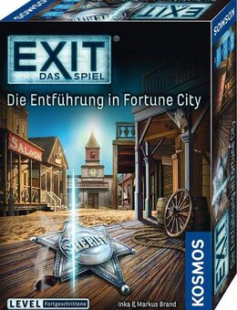 Kosmos Spiel EXIT, Die Entführung in Fortune City, Rätselspiel, Made in Germany
