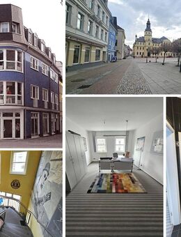 Sehr gepflegtes Wohn- und Geschäftshaus direkt am Marktplatz von Crimmitschau, Rendite 6,54 % - Crimmitschau