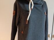 NAKETANO toller Pulli SWEAT Dunkelgrau Gr. M, hoher Kragen TOP - Adendorf
