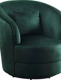 ATLANTIC home collection Drehsessel Colin, 360Â° frei drehend, in Samtveloursbezug, inkl. Zierkissen