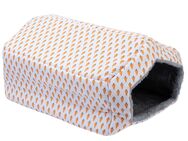 TIAKI Kuschelhöhle Karotte für Kleintiere - L 40 x B 30 x H 26 cm