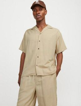 Jack & Jones Kurzarmhemd JPRCCAARON TENCEL RESORT SHIRT S/S LN