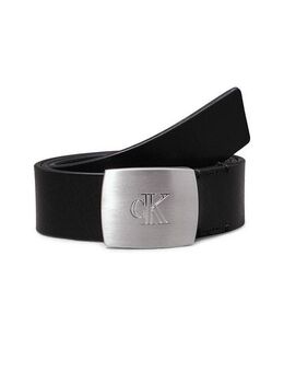Calvin Klein Jeans Ledergürtel LEATHER CLAMP BUCKLE 38MM mit Logoprägung