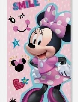 Disney Minnie Smile Badetuch, Strandtuch 70x137 cm (Schnelltrocknend) - Neumünster