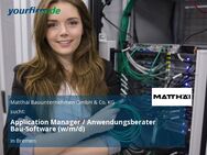 Application Manager / Anwendungsberater Bau-Software (w/m/d) - Bremen