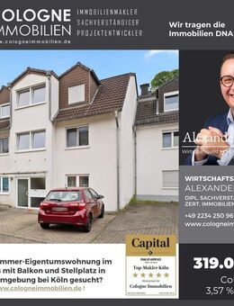 3-ZIMMER WOHNUNG IM DACHGESCHOSS MIT SONNENBALKON UND STELLPLATZ IN FRECHEN BEI KÖLN - Frechen