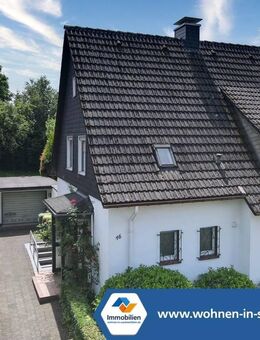 VR IMMO: Gepflegte Doppelhaushälfte mit schönem Garten und Doppelgarage - Meinerzhagen