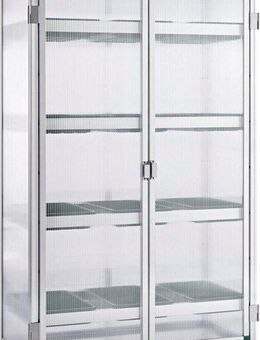 Beckmann Gewächshaus Aussaat- und Anzuchthaus Gr. 3, BxTxH: 87 x 44 x 140 cm, 6 mm Wandstärke