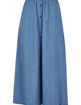 URBAN CLASSICS Sommerrock Urban Classics Damen Ladies Long Wide Light Denim Skirt (1-tlg)
