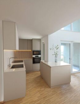 Exklusives Wohnen im Loftstil, 6-ZKB Maisonette-Wohnung mit zwei Loggien zum Spinellipark - Mannheim
