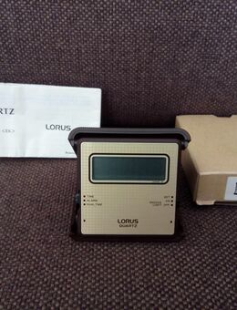 VINTAGE LORUS QUARTZ DIGITAL TRAVEL ALARM CLOCK - Essen