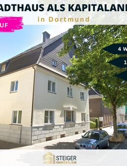 Exklusives Stadthaus in Top-Lage von Dortmund-Süd - Kapitalanlage mit Potenzial! - Dortmund