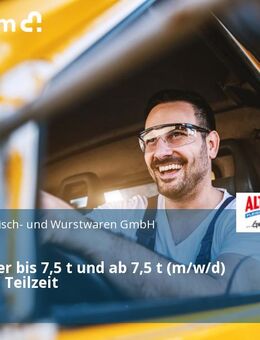 Kraftfahrer bis 7,5 t und ab 7,5 t (m/w/d) - Vollzeit / Teilzeit - Stendal (Hansestadt)