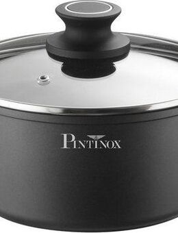 PINTINOX Kochtopf Pinti Power, Aluminium, Edelstahl, Kunststoff, 2-lagige Antihaftbeschichtung, Induktion, inkl. Glasdeckel
