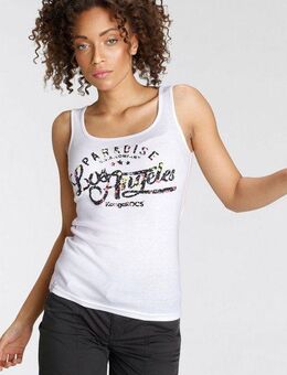 KangaROOS Tanktop mit blumigem Puff-Print