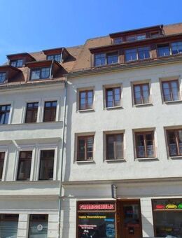 Laminat wird noch neu verlegt: Ruhige 2-Zimmer-Wohnung mit XXL-Balkon und sep. Küche im Stadtzentrum - Torgau