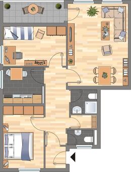 Demnächst frei! 3-Zimmer-Wohnung in Bremen - Bremen