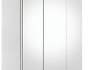 Schildmeyer Spiegelschrank Profil 16 Breite 100 cm, 3-türig, LED-Beleuchtung, Schalter-/Steckdosenbox