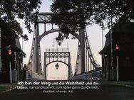 Christliches Poster A2: Kaiser-Wilhelm-Brücke verträumt - NEUWARE - Edition Katzenstein - Wilhelmshaven
