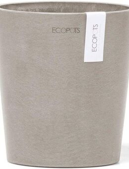 ECOPOTS Blumentopf Morinda Orchidee 14 Taupe, für den Innenbereich