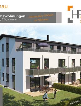 NEUBAU! Tolle, großzügige Gartenwohnung im 3-Zimmer Erdgeschoßwohnung mit Hobbyraum! - Nittenau